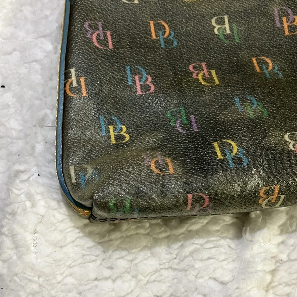 Black Colorful Dooney & Bourne Mini Bitsy Purse - Picture 7 of 8
